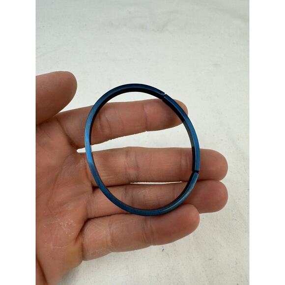 B.Tiff Simplicity Narrow Blue Bangle Bracelet 6.5-7” Circumference (Retail $58) - Picture 10 of 12